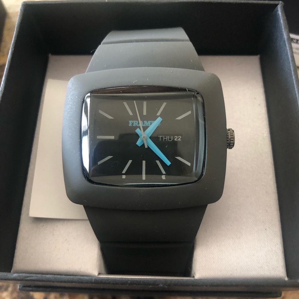 Framed impact watch